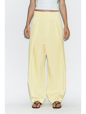 ZARA PLEATED BALLOON PANTS